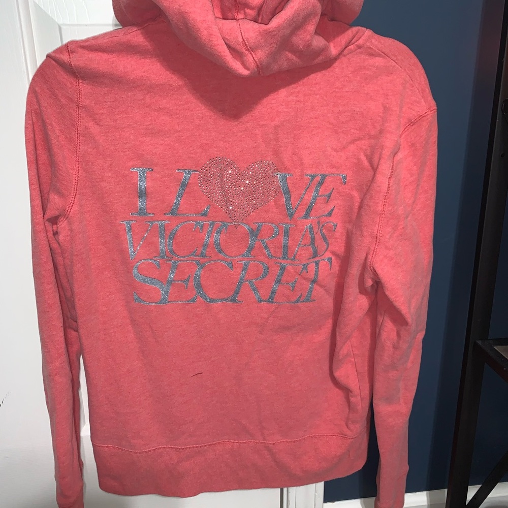 VS jacket, pink and sparkly